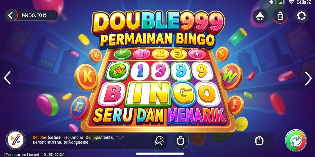 Tampilan screenshot utama <strong>DOUBLE999</strong> yang menunjukkan gameplay menarik Bingo.