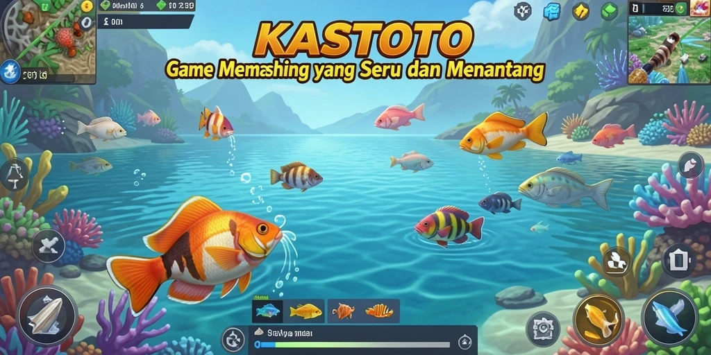 Tangkapan ikan besar dalam gameplay KASTOTO yang seru.