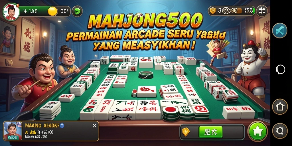 Gameplay seru dan tantangan menarik di MAHJONG500.