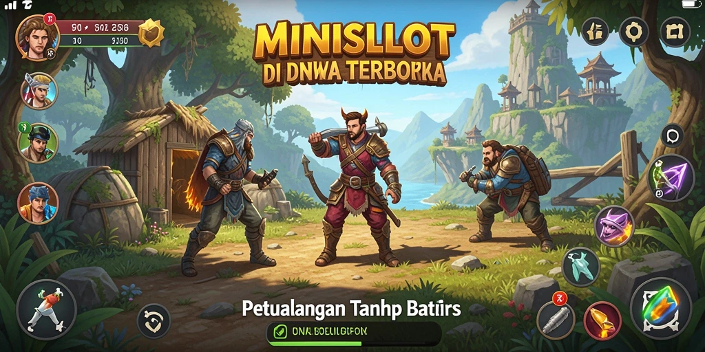 Tampilan gameplay MINISLOT yang menakjubkan di dunia terbuka