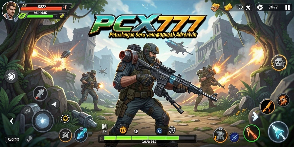 Screenshot gameplay PCX777: Tampilkan aksi seru dalam petualangan.