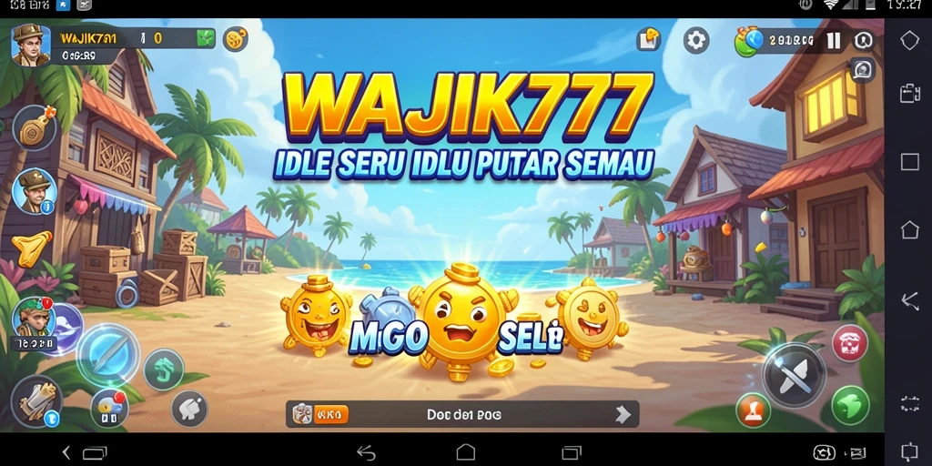 Screenshot gameplay yang menunjukkan keseruan di WAJIK777.
